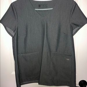 FIGS Scrub Top, Graphite, Cusco